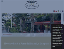 Tablet Screenshot of hotelmignon.it